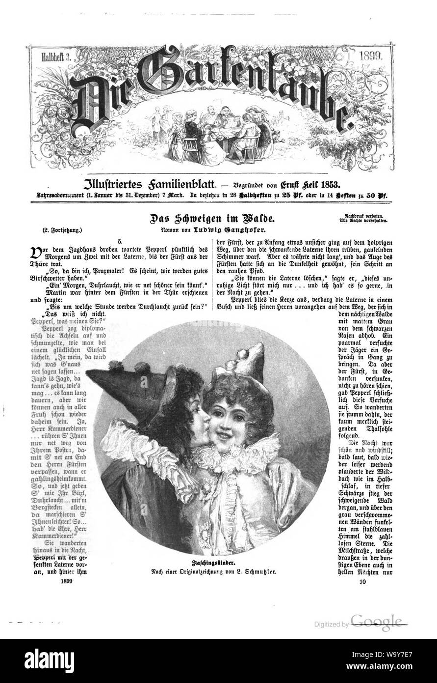 Die Gartenlaube (1899) 0069. Stockfoto