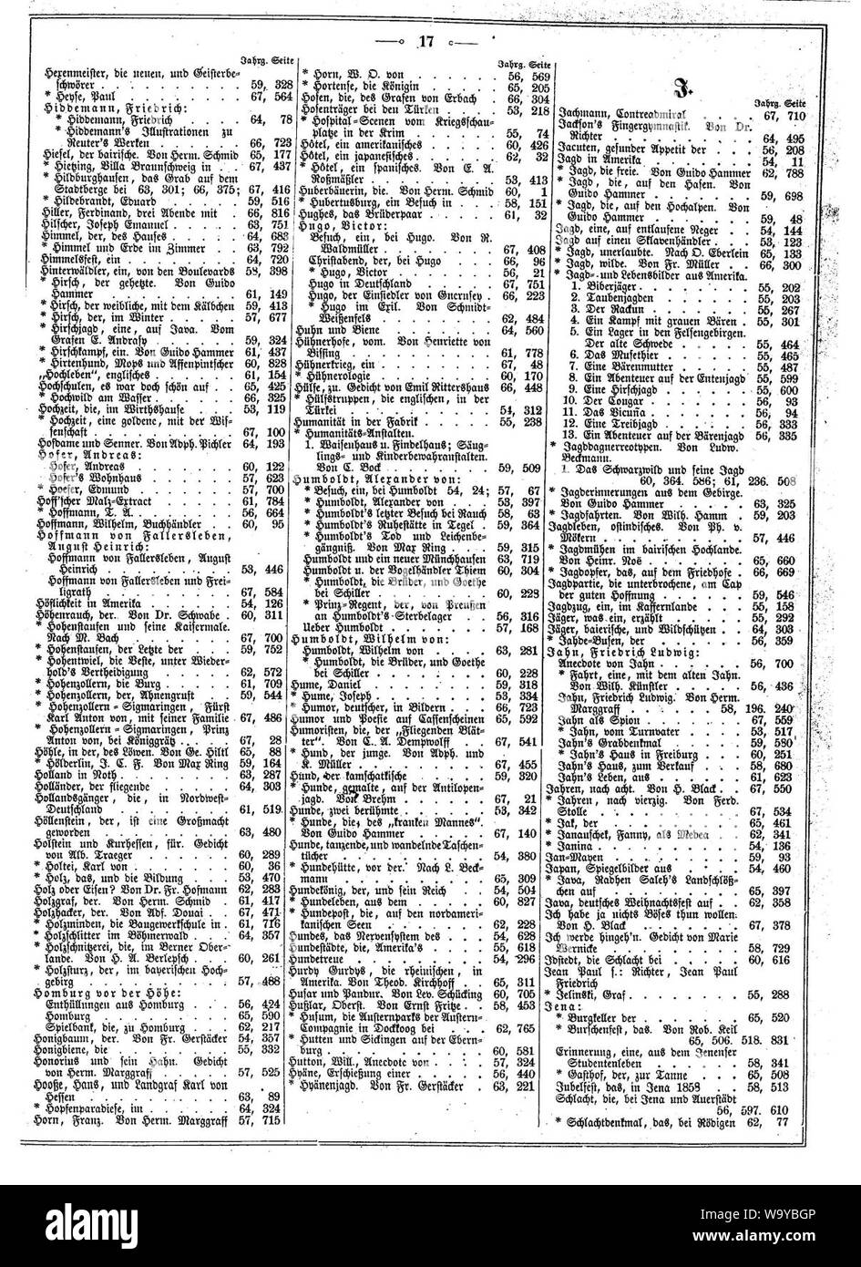 Gartenlaube Registrieren (1853 - 1867) 017 sterben. Stockfoto