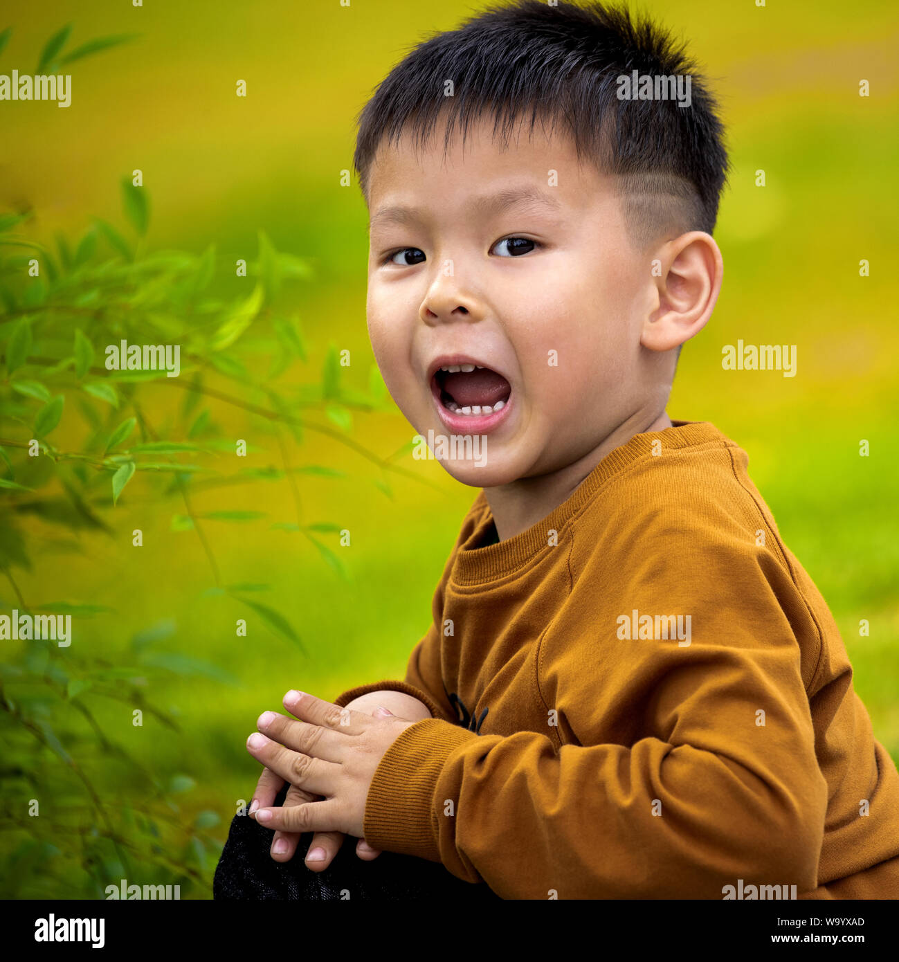 Chongqing Kinder Park Stockfoto