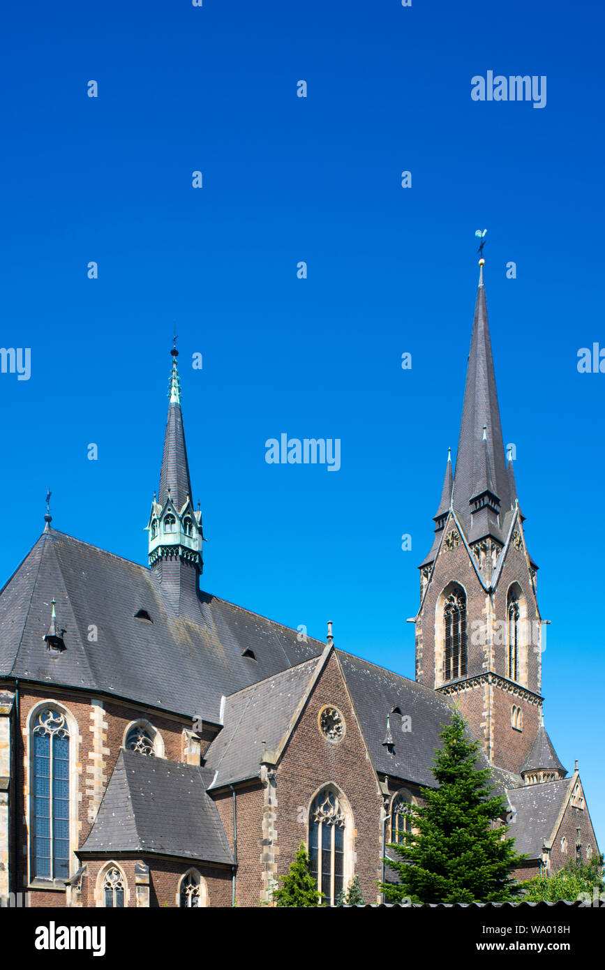 Deutschland, Münsterland, Selm, Pfarrkirche St. Ludger Stockfoto