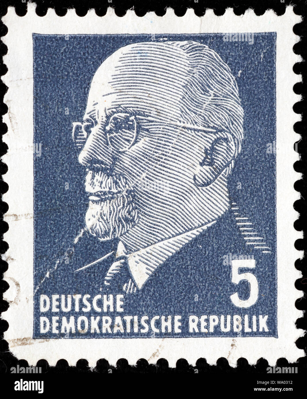 Walter Ulbricht, Generalsekretär der Sozialistischen Einheitspartei Deutschlands (1950-1971) und Vorsitzender des Staatsrates der Deutschen Demokratischen R Stockfoto