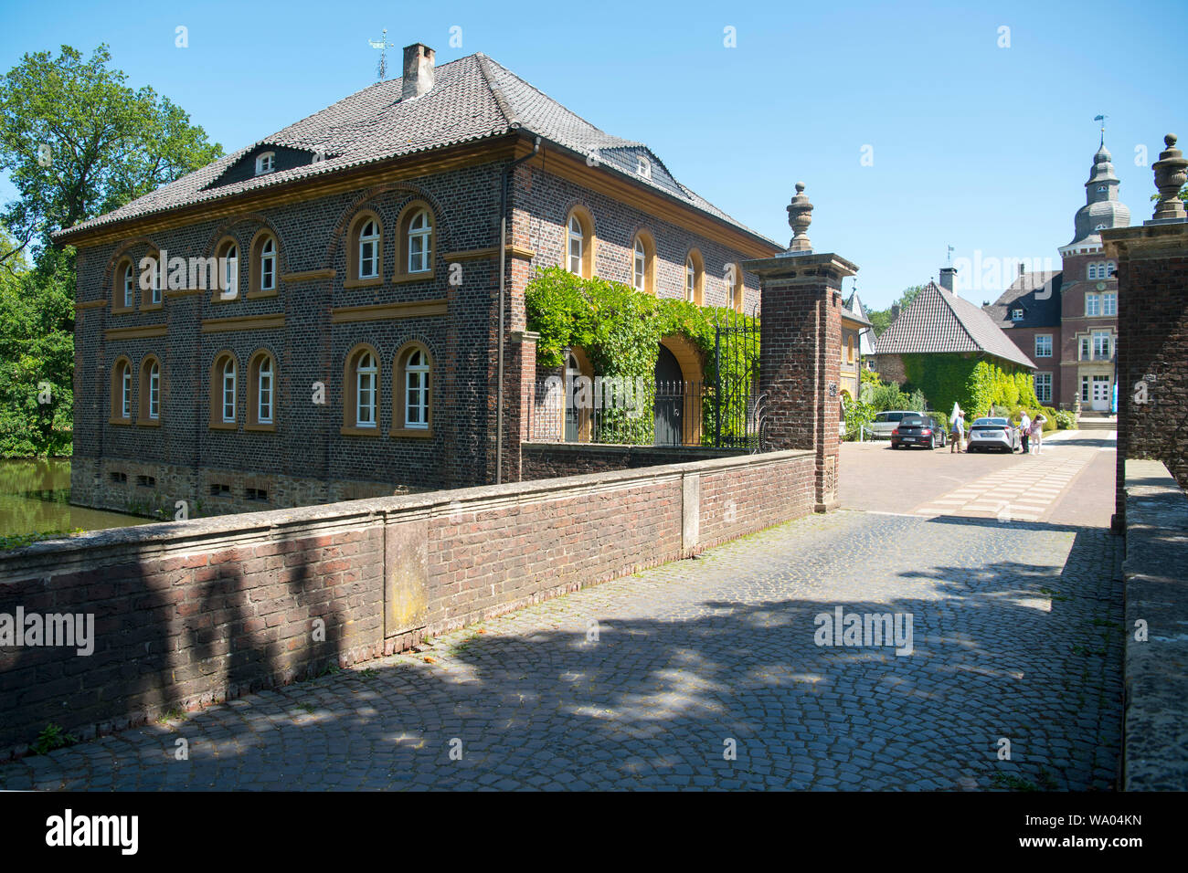 Deutschland, Münsterland, Kreis Coesfeld, Olfen, Schloss Sandfort Stockfoto
