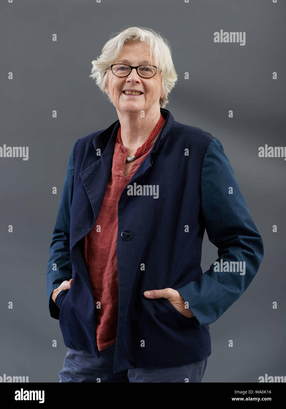 Edinburgh, Schottland, Vereinigtes Königreich, 16. August 2019. Edinburgh International Book Festival. Foto: Georgina Harding. Kredit Andrew Eaton/Alamy Stockfoto