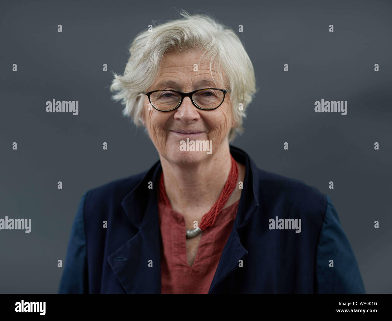 Edinburgh, Schottland, Vereinigtes Königreich, 16. August 2019. Edinburgh International Book Festival. Foto: Georgina Harding. Kredit Andrew Eaton/Alamy Stockfoto