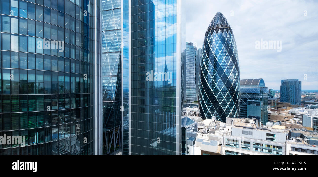 Skyline von London 2019 Stockfoto