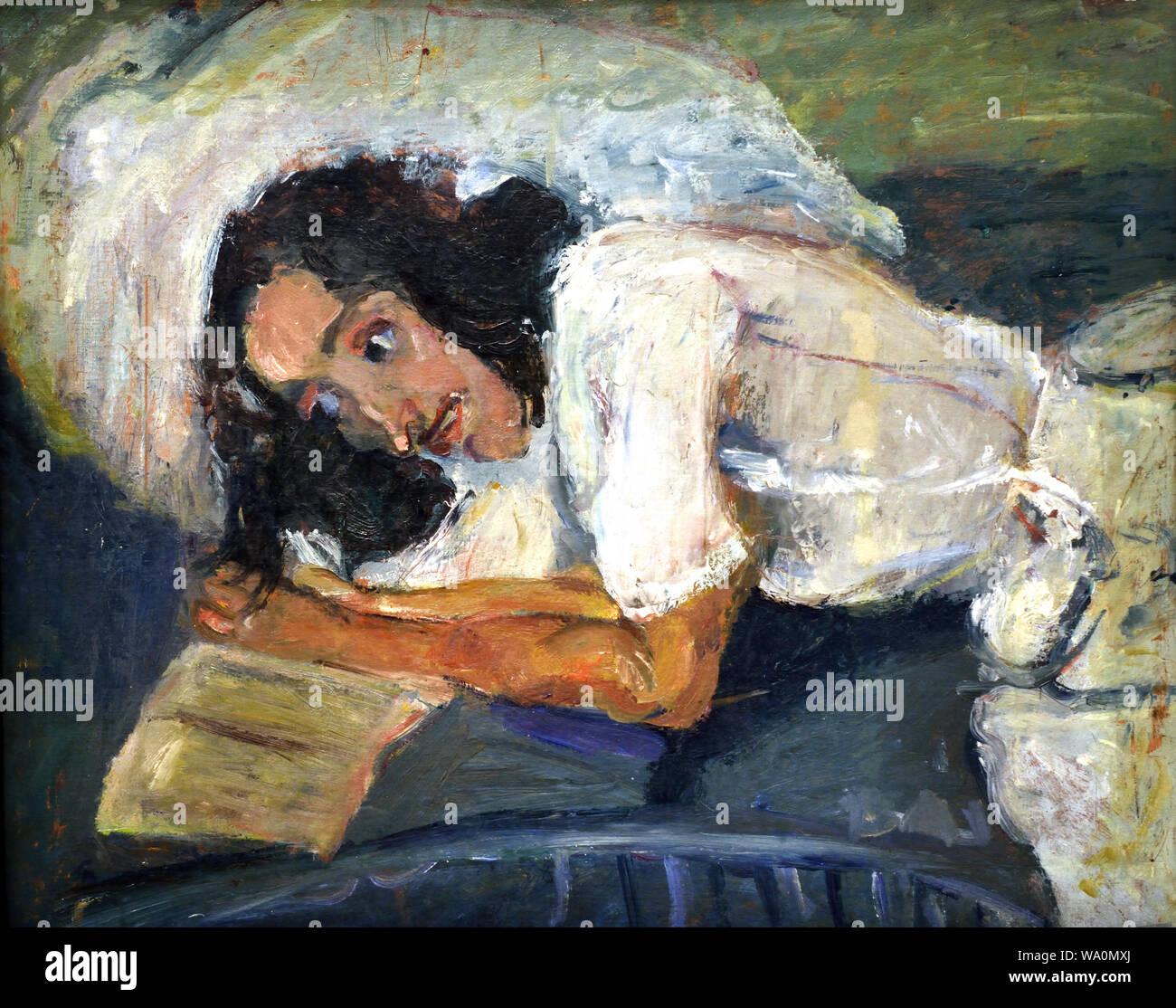 La Liseuse - der Leser 1940 durch Chaim Soutine 1893-1943 Französisch Frankreich Litauen geboren Stockfoto