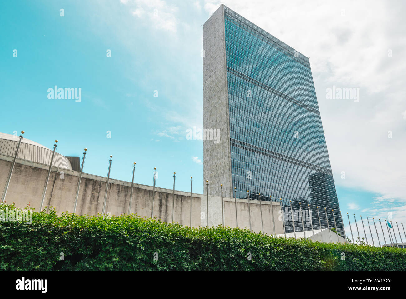 Vereinten Nationen in New York City Stockfoto