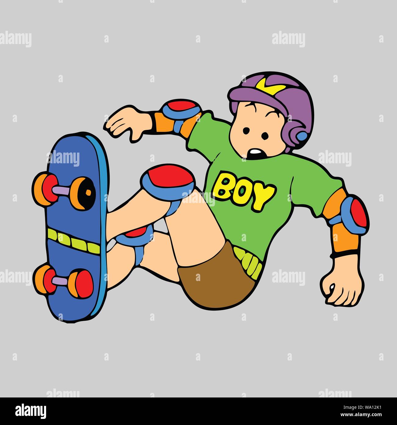 Vector Illustration der Charakter der Person mit der Aktivität Stock Vektor