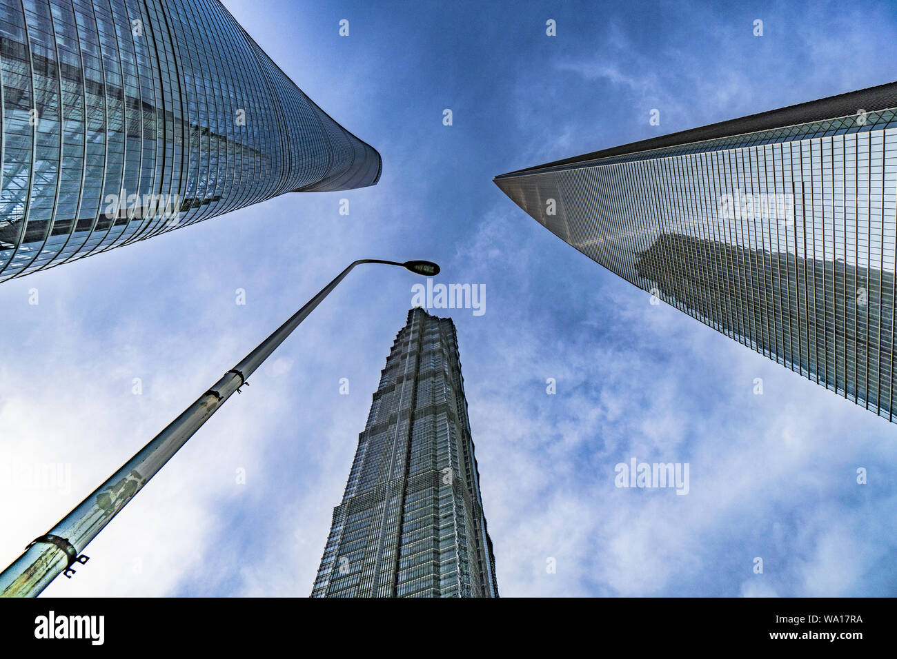 Stadt Shanghai - lujiazui Hochhäuser Stockfoto