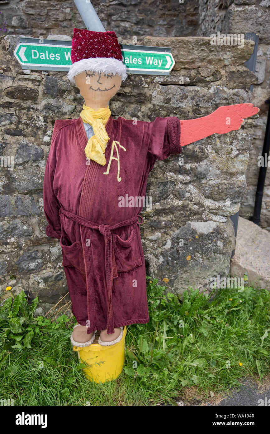 Kettlewell Scarecrow Festival Stockfoto