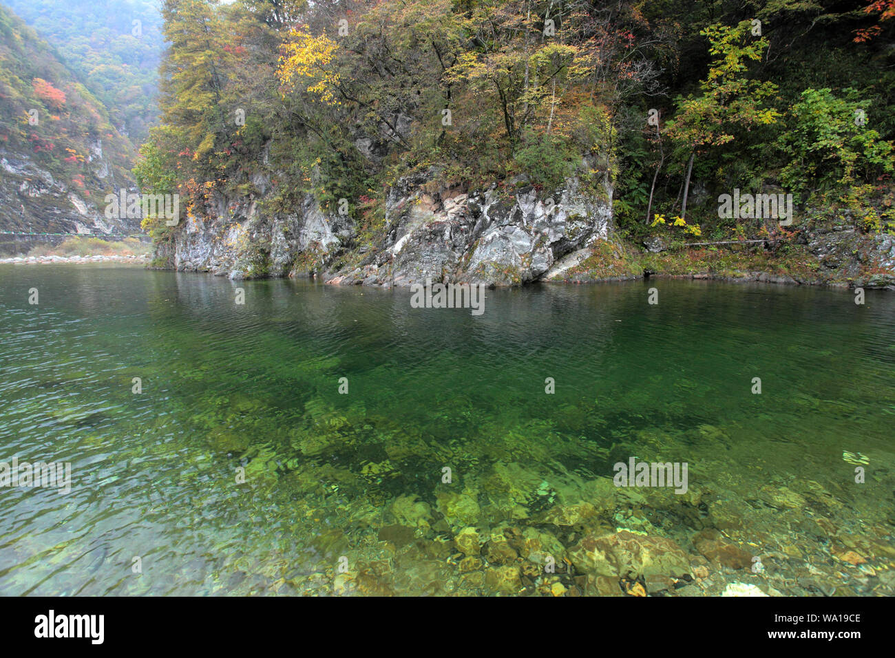 Shaanxi qinling taibai Berge Wasser Stockfoto
