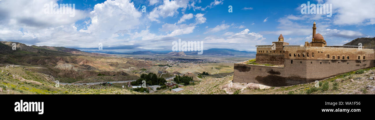 Dogubayazıt, Türkei, Naher Osten: Die ishak Pasha Palace, ein halb zerstörten Palast und administrative Komplex der Osmanischen Periode von 1685 bis 1784 gebaut Stockfoto