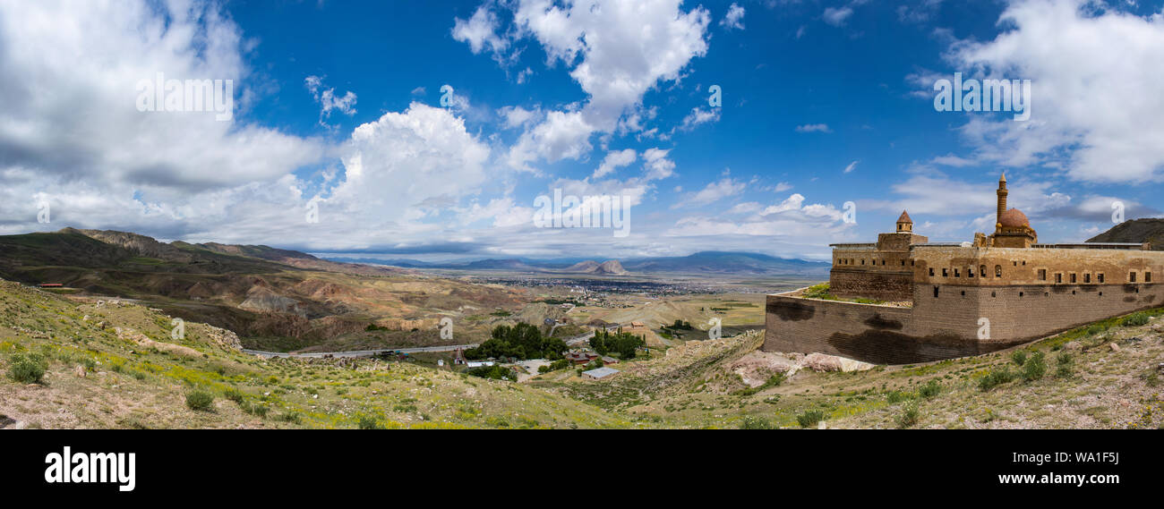 Dogubayazıt, Türkei, Naher Osten: Die ishak Pasha Palace, ein halb zerstörten Palast und administrative Komplex der Osmanischen Periode von 1685 bis 1784 gebaut Stockfoto