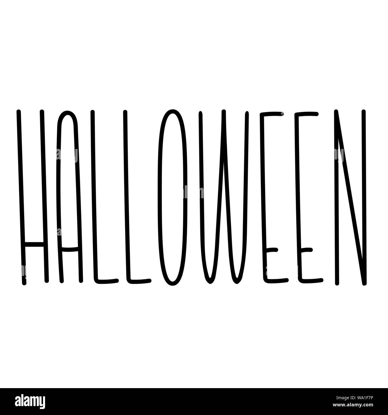 Halloween Gross Spass Font Langliche Susse Buchstaben Langliche Alphabet Mit Dunnen Buchstaben Elegante Halloween In Engen Schriftbild Benutzerdefinierte Schriftart Fur Logo Stock Vektorgrafik Alamy