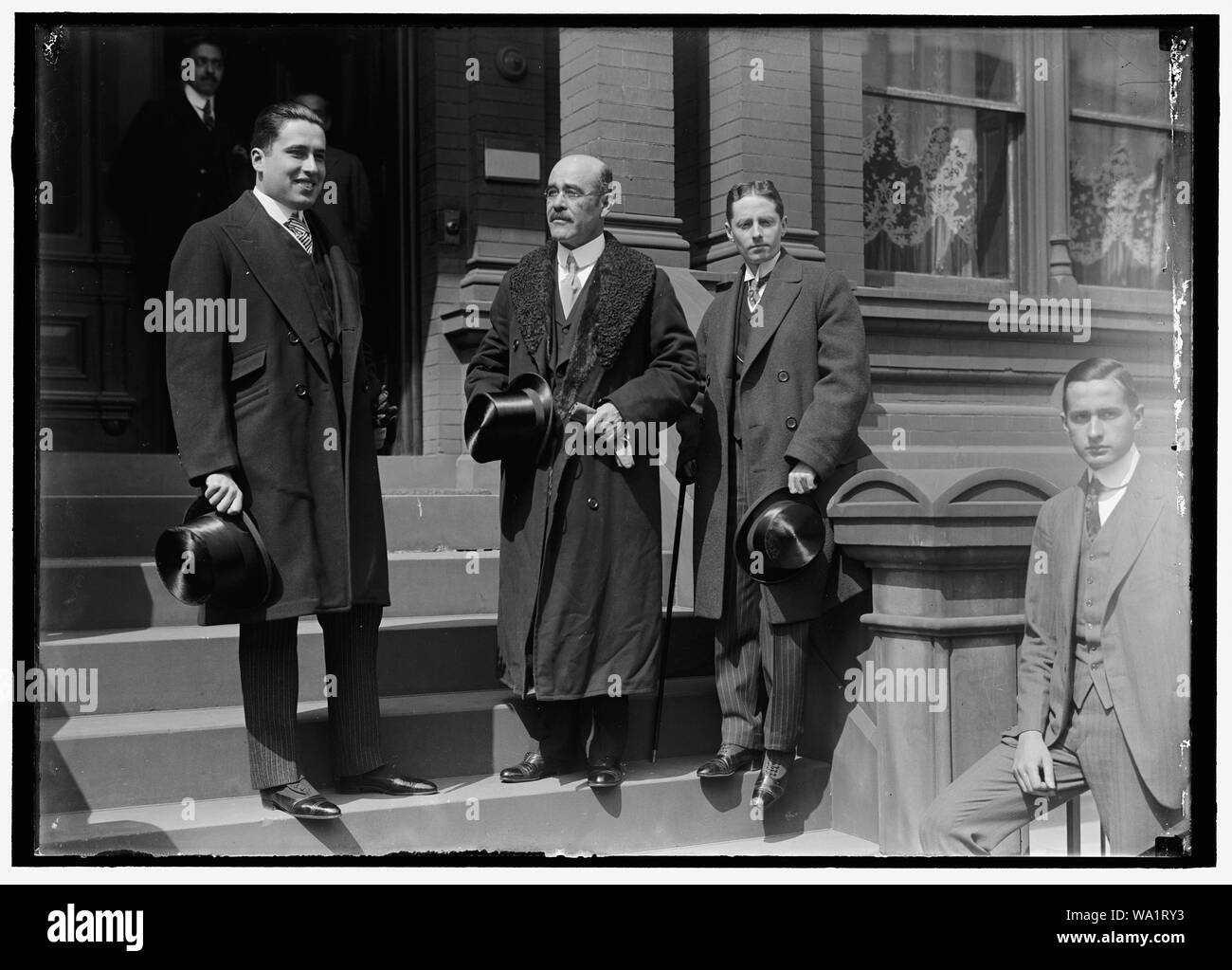 BONILLAS, Ignacio. Botschafter aus Mexiko. Mit SEKRETÄRINNEN: JUAN B. ROJO; BONILLAS; und OSCAR E.DUPLAN Stockfoto