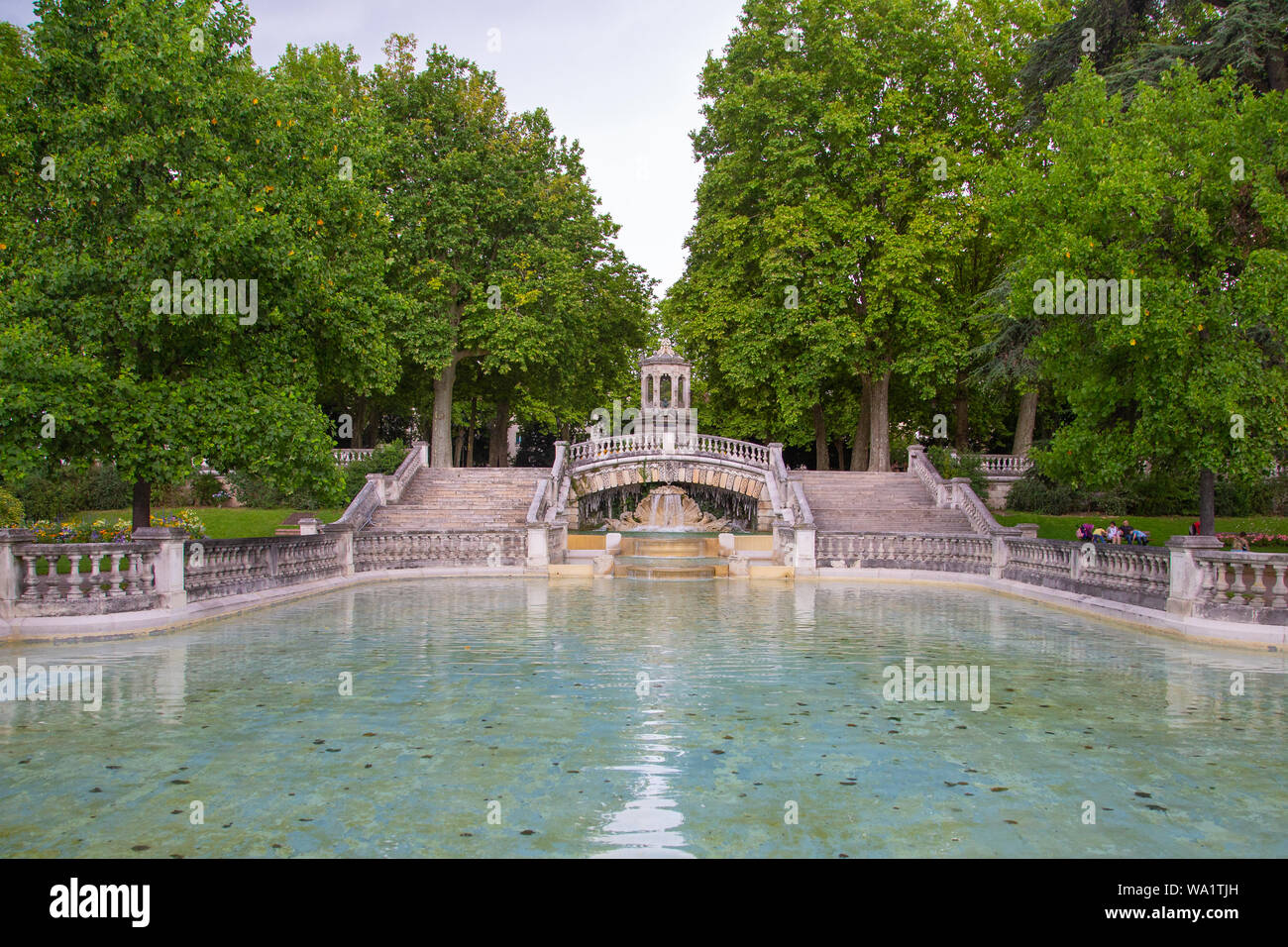 Die Darcy Park in Dijon, Frankreich Stockfoto