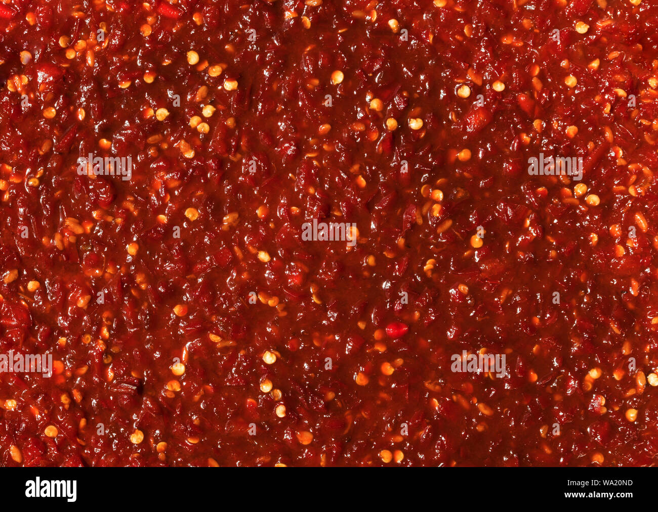 Chili-sauce Stockfoto