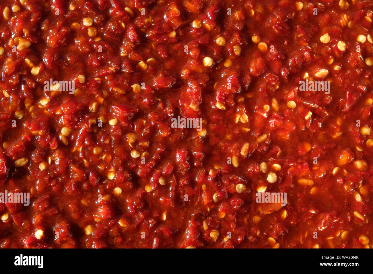 Chili-sauce Stockfoto