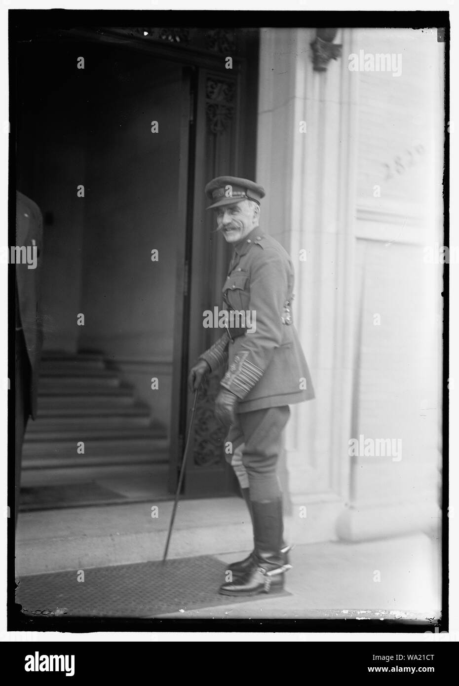 Britische KOMMISSION US-COL. HERRON Stockfoto