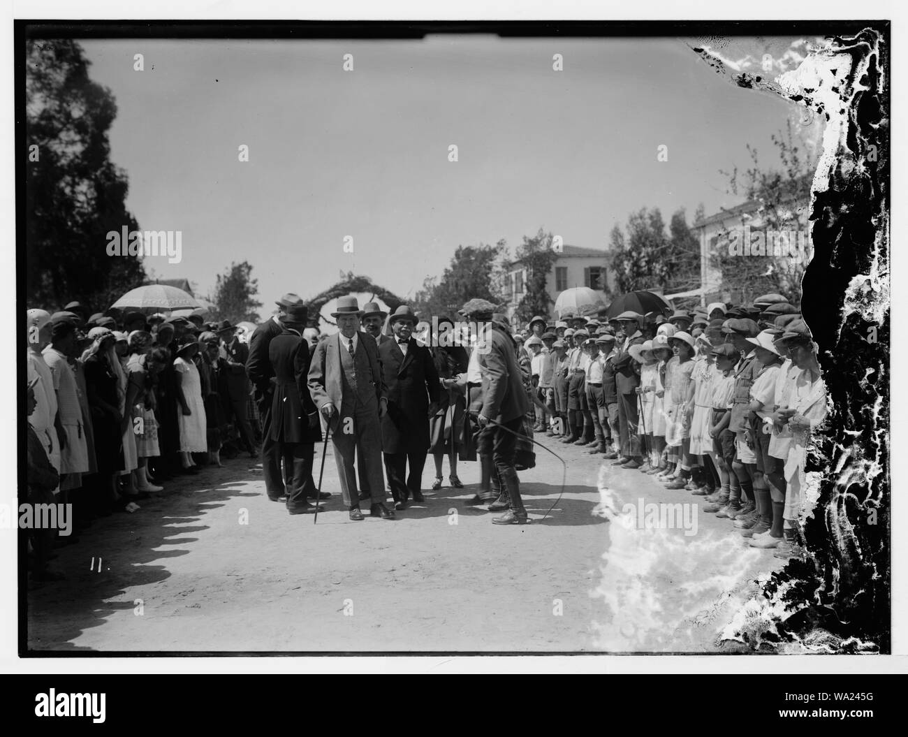 Balfour an jüdischen Kolonien Stockfoto