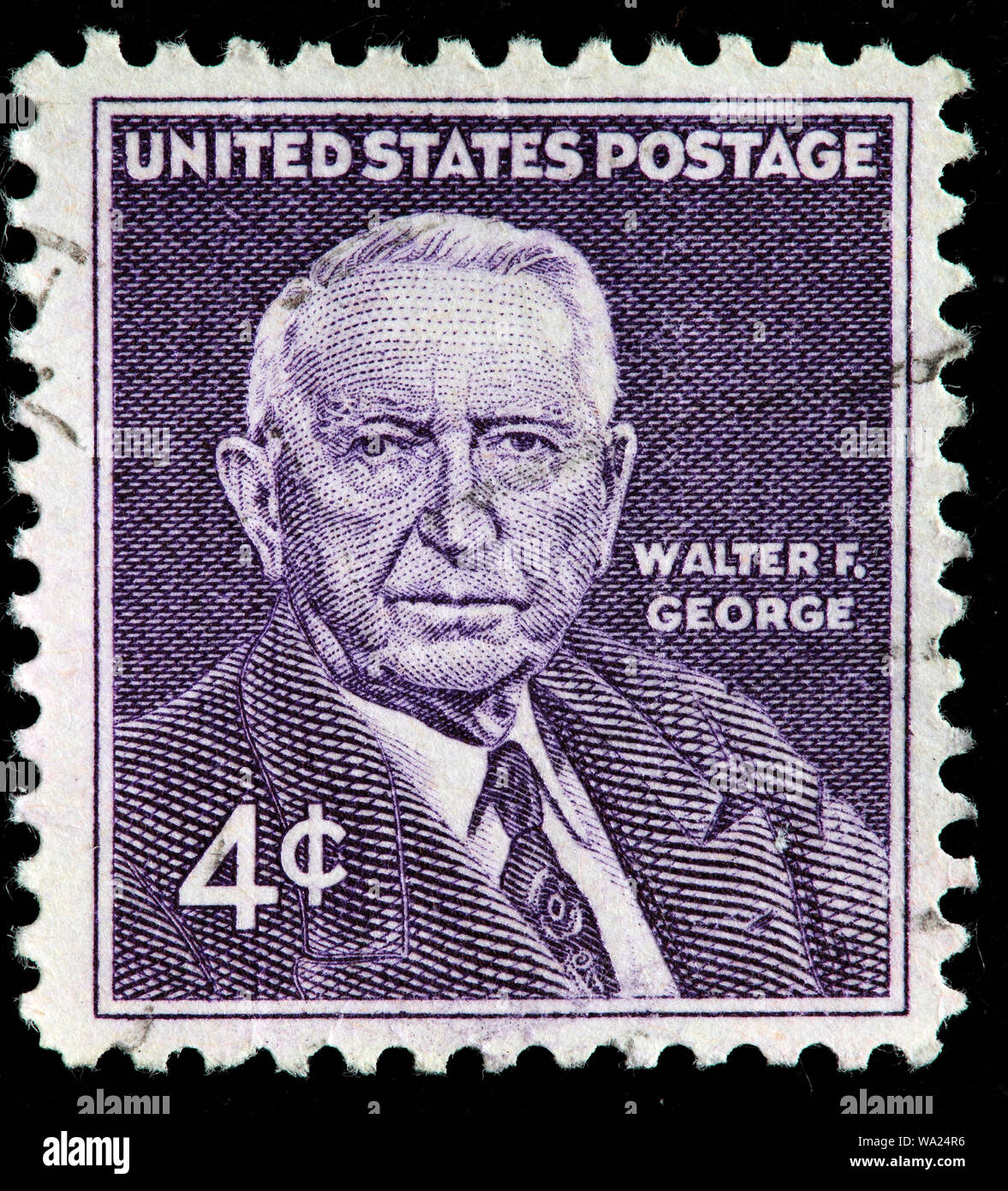 Walter F. George (1878-1957), US-amerikanischer Politiker, US-Senator, Briefmarke, USA, 1960 Stockfoto
