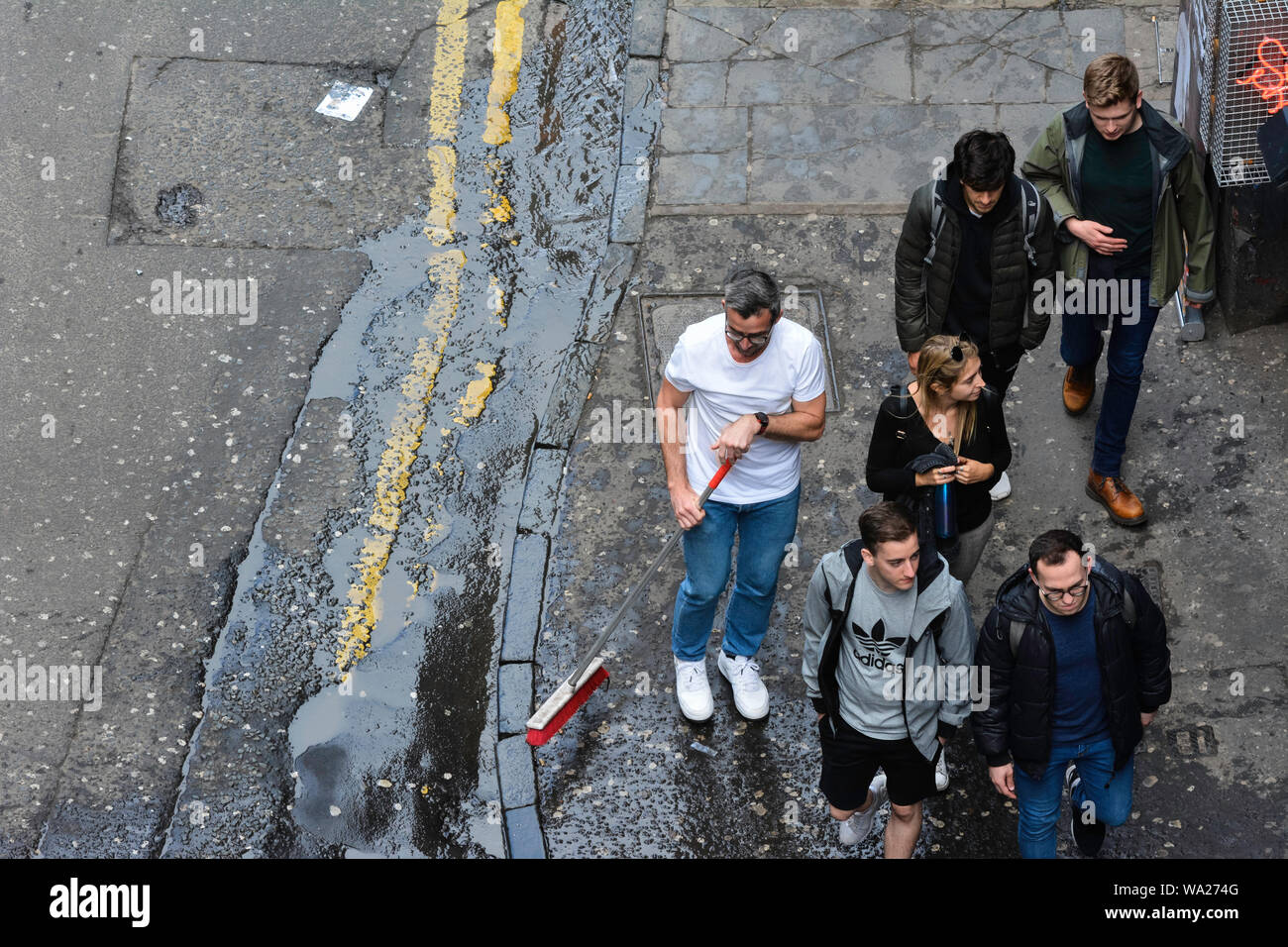 Edinburgh die Hauptstadt Schottlands eine beliebte Stadt Edinburgh hat viele Orte von Interesse für die Touristen zu sehen Stockfoto