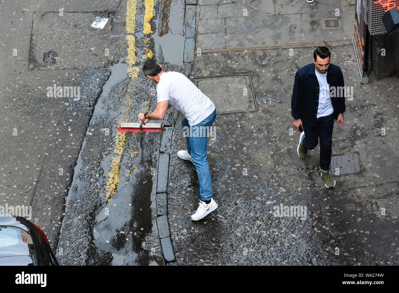 Edinburgh die Hauptstadt Schottlands eine beliebte Stadt Edinburgh hat viele Orte von Interesse für die Touristen zu sehen Stockfoto