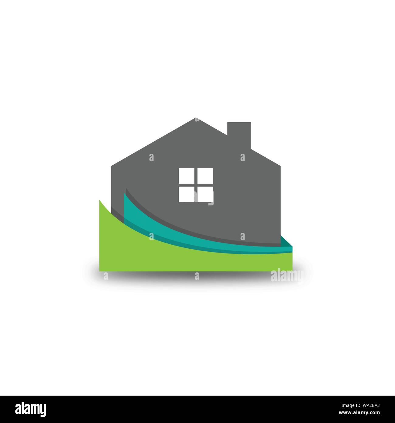 Immobilien Vektor logo Vorlage. Haus abstrakte Symbol. Immo Logo Design vector Konzept und Idee Stock Vektor