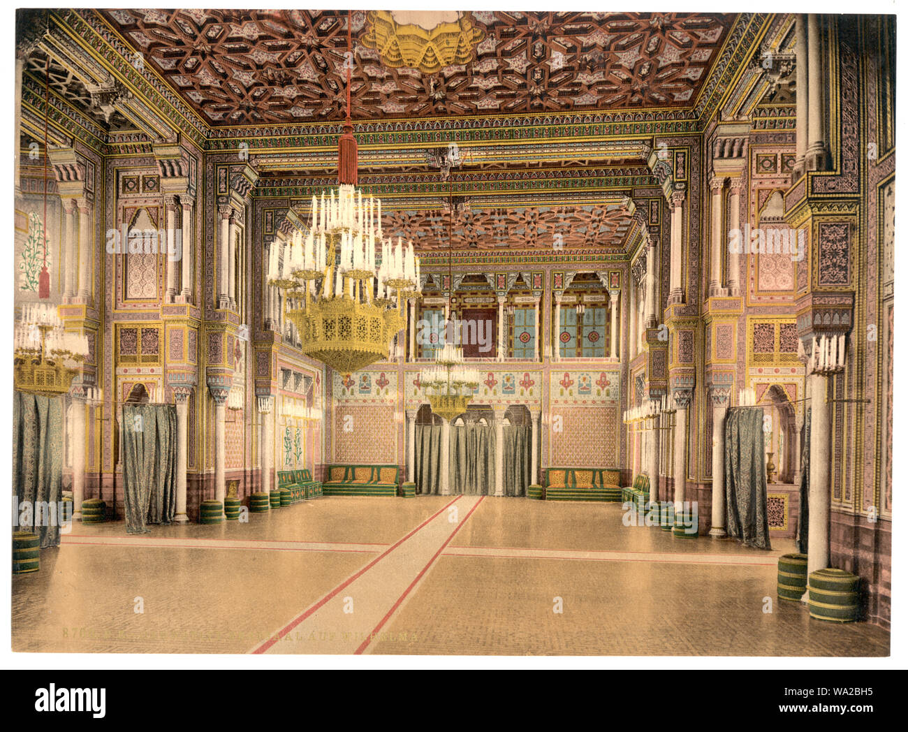 Festsaal in Wilhelmina, Cannstatt (d. h., Bad Cannstatt), der rot-gruenen Rentenreformplaene, Deutschland Stockfoto