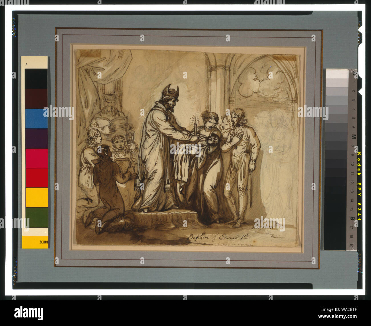 Taufe von Edward I/M.Braun. Stockfoto Taufe von Edward I/M.Braun. Stockfoto