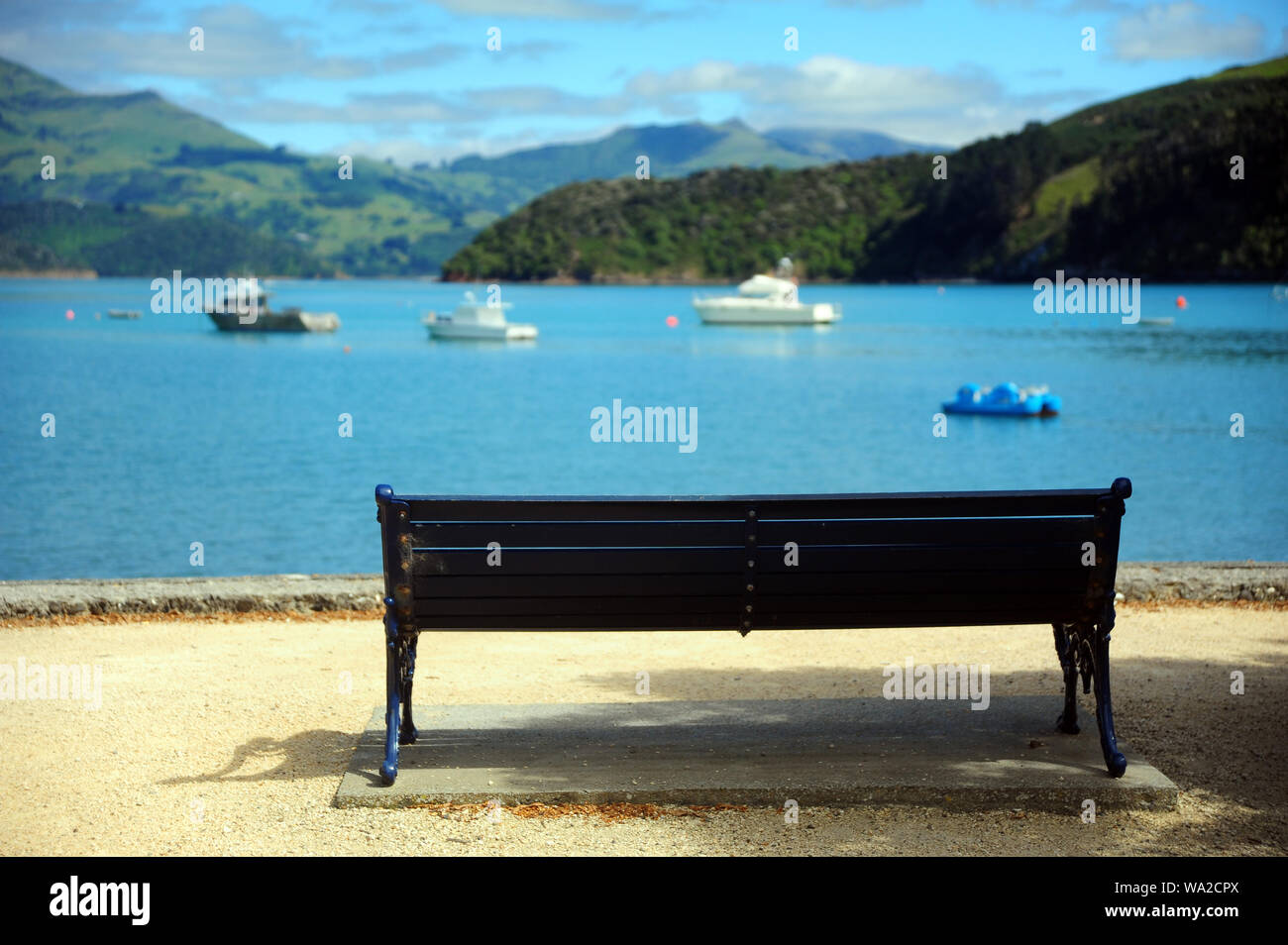 Neuseeland aqua Landschaft powered Stockfoto