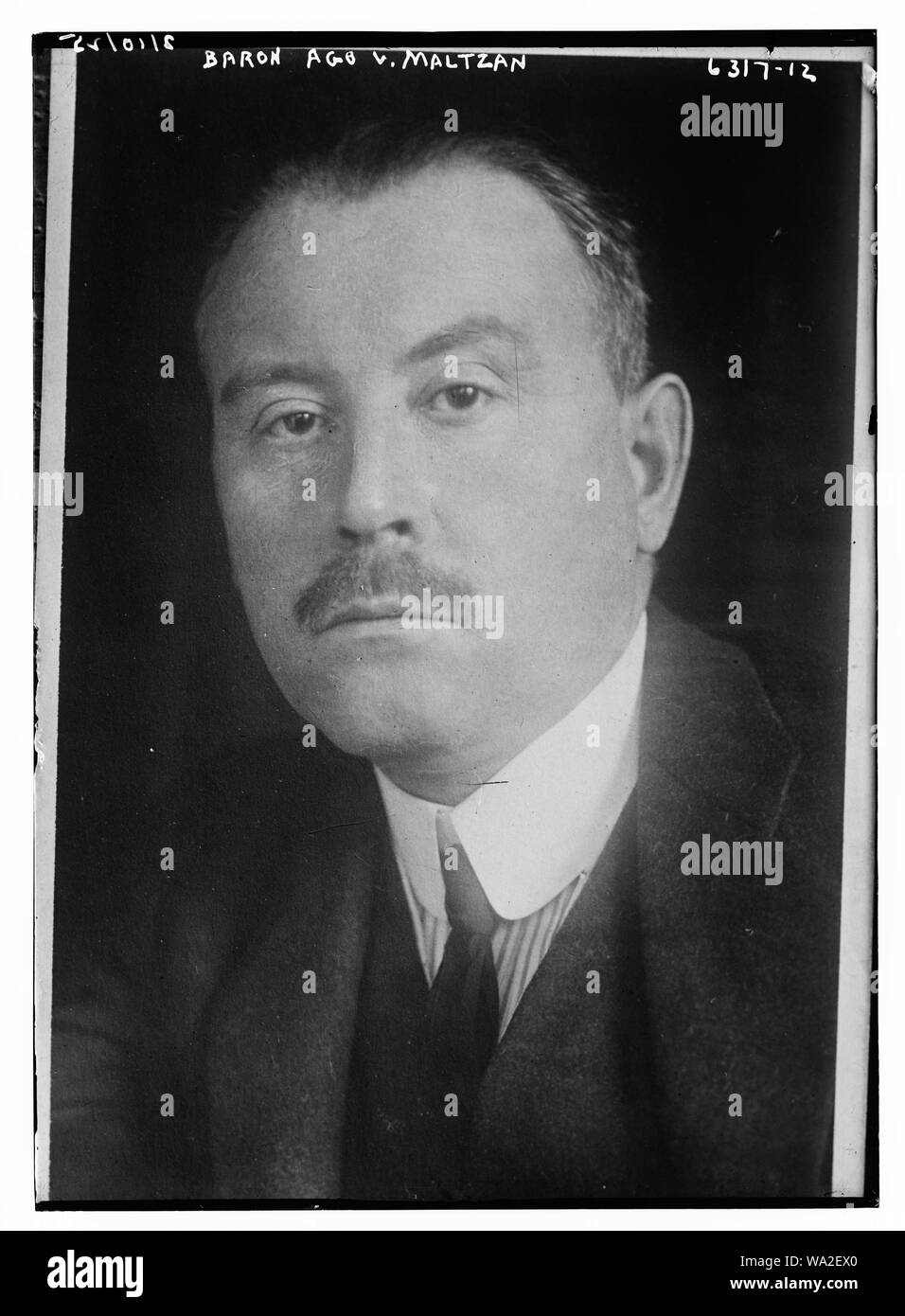 Vor Baron v. Maltzan Stockfoto