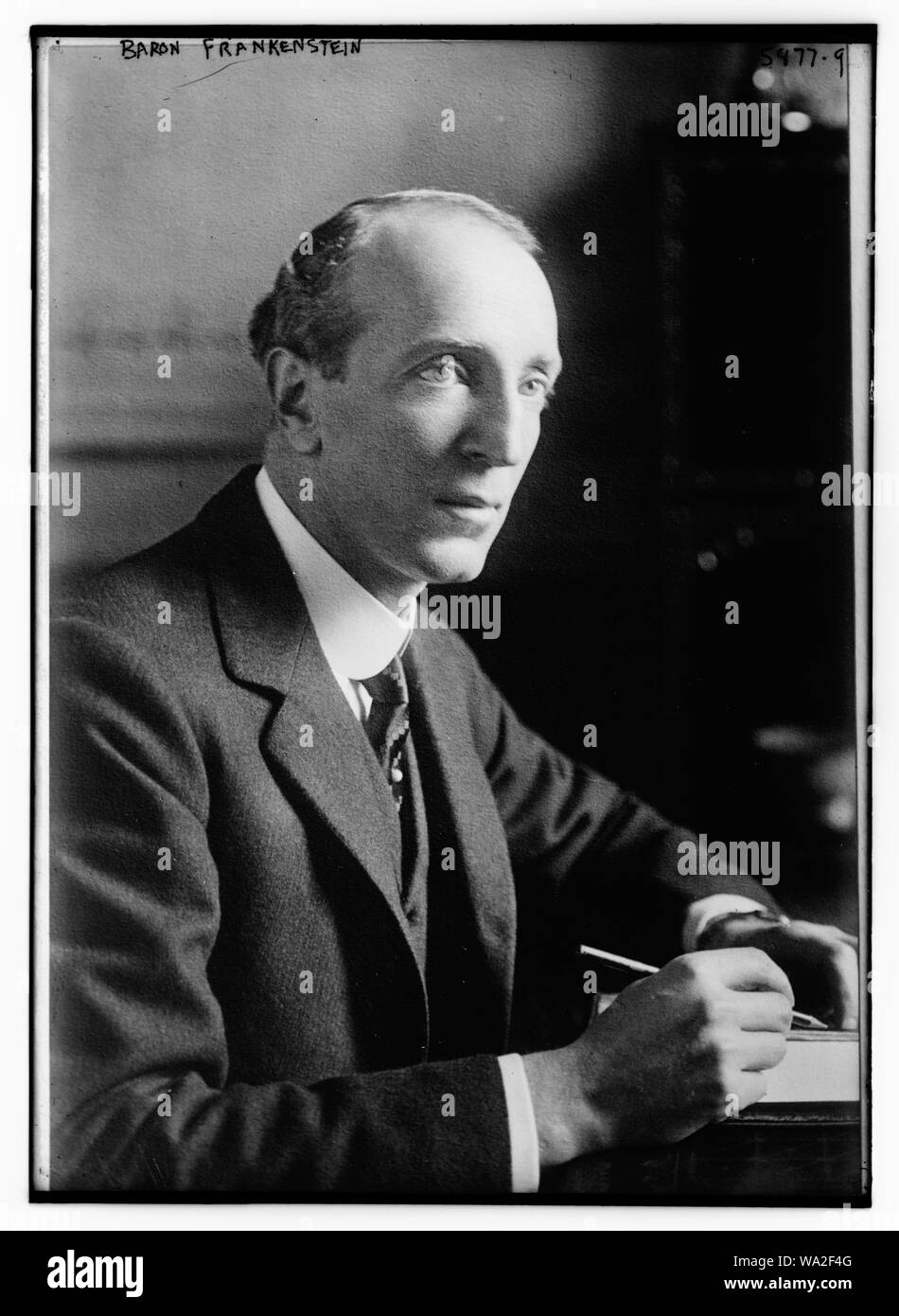 Baron Frankenstein Stockfoto