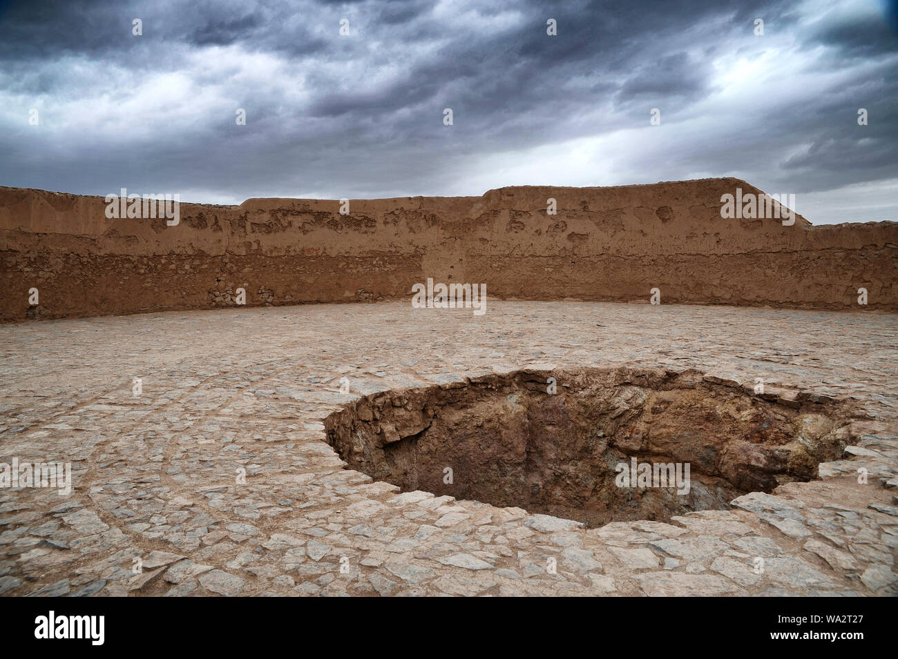 Turm des Schweigens in der Nähe von Yazd, Iran Stockfoto