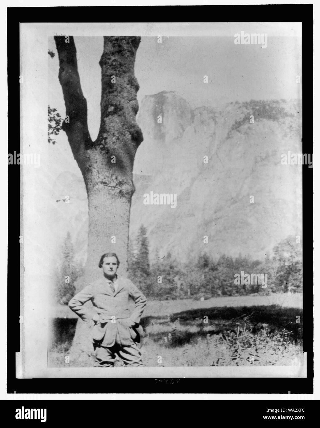 Bill Zorach im Yosemite Valley, 1920 Stockfoto
