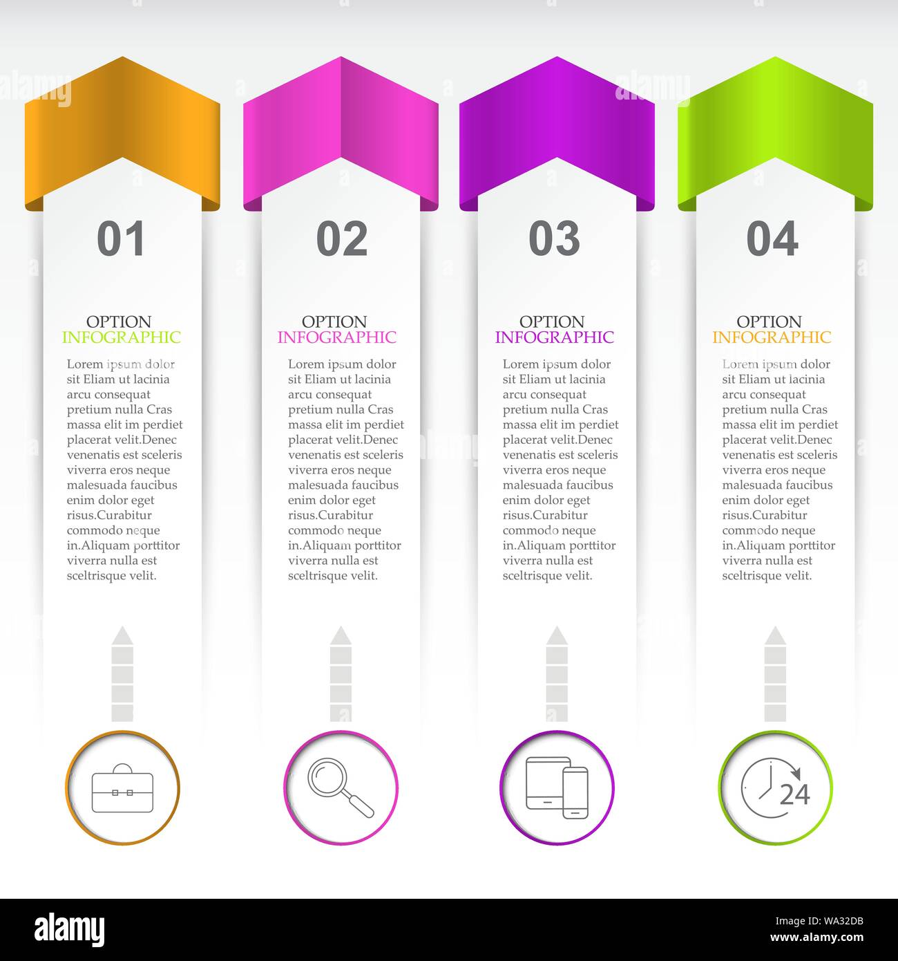 Das Layout für die infografik Stock Vektor