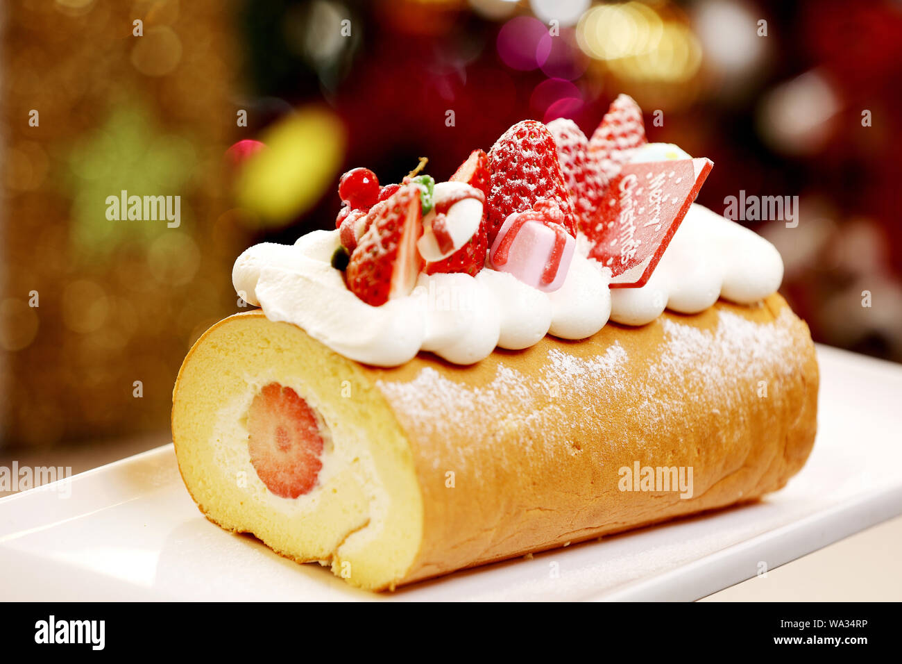 Milch Schokolade Kuchen festival Weihnachten Dessert Stockfoto