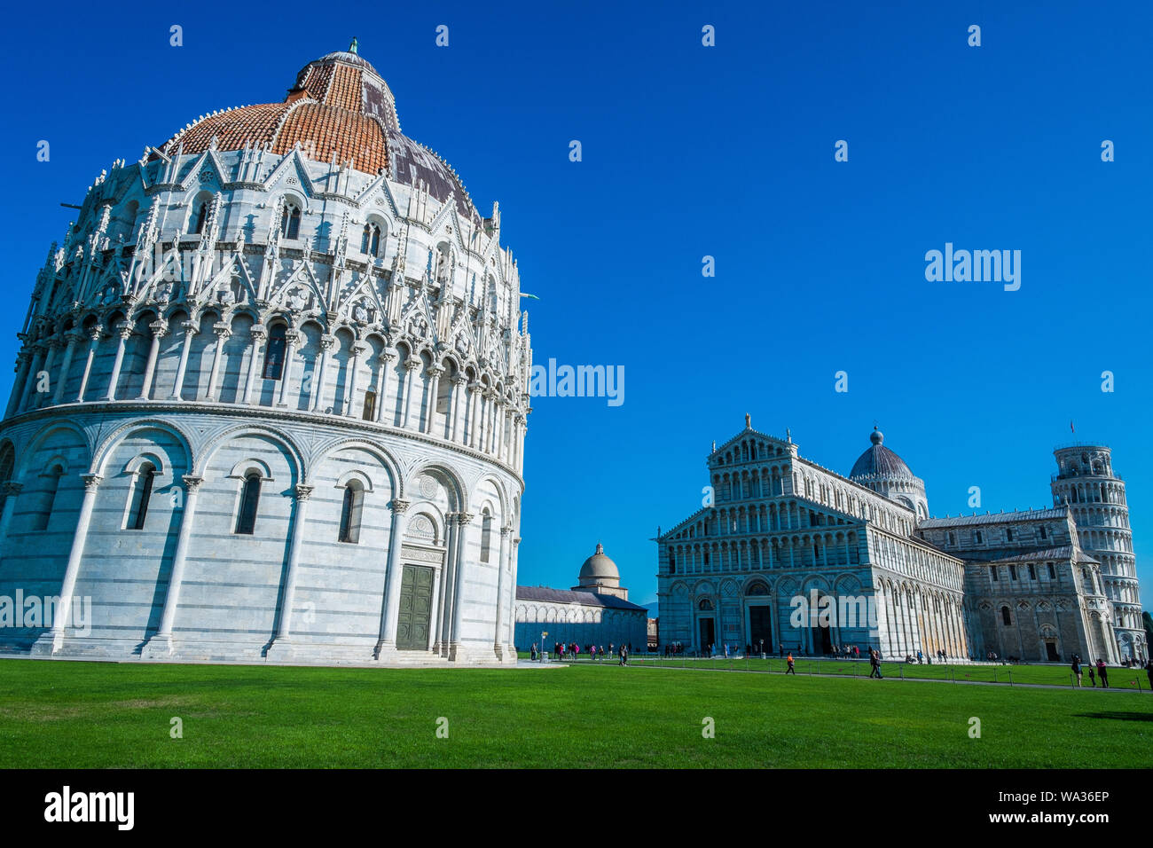 Der schiefe Turm von Pisa in Italien Stockfoto
