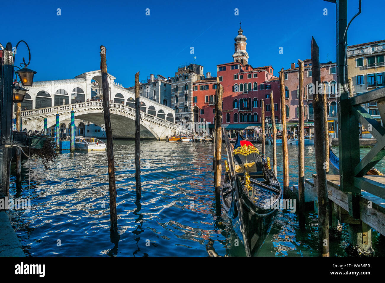 Die Venezianische Landschaft Stockfoto