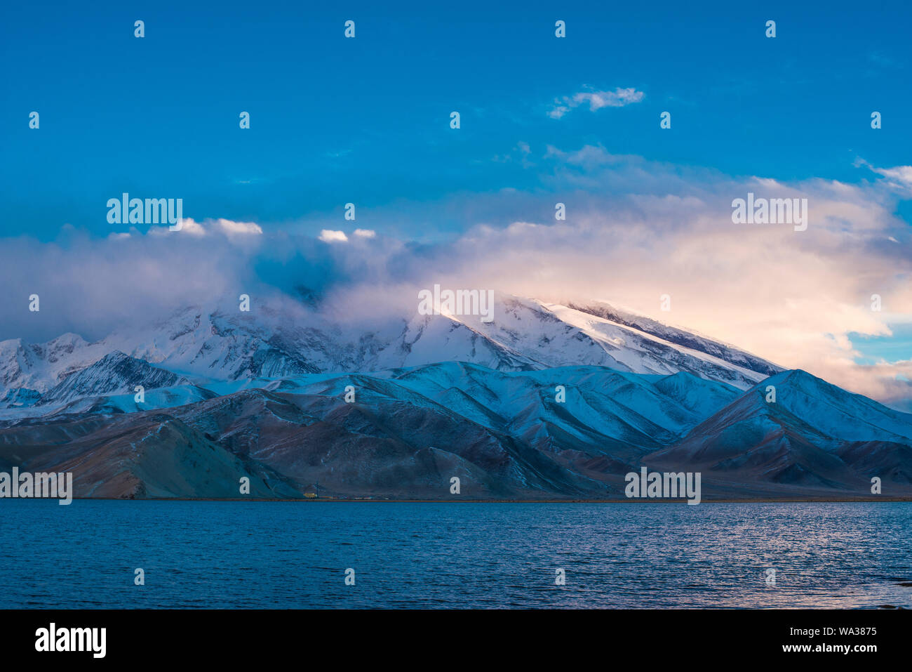 Muztagh Ata peak Stockfoto