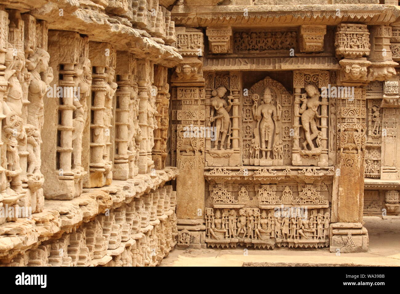 Bilder von Schritt gut in Patan, GUJAAT, Indien. Stockfoto