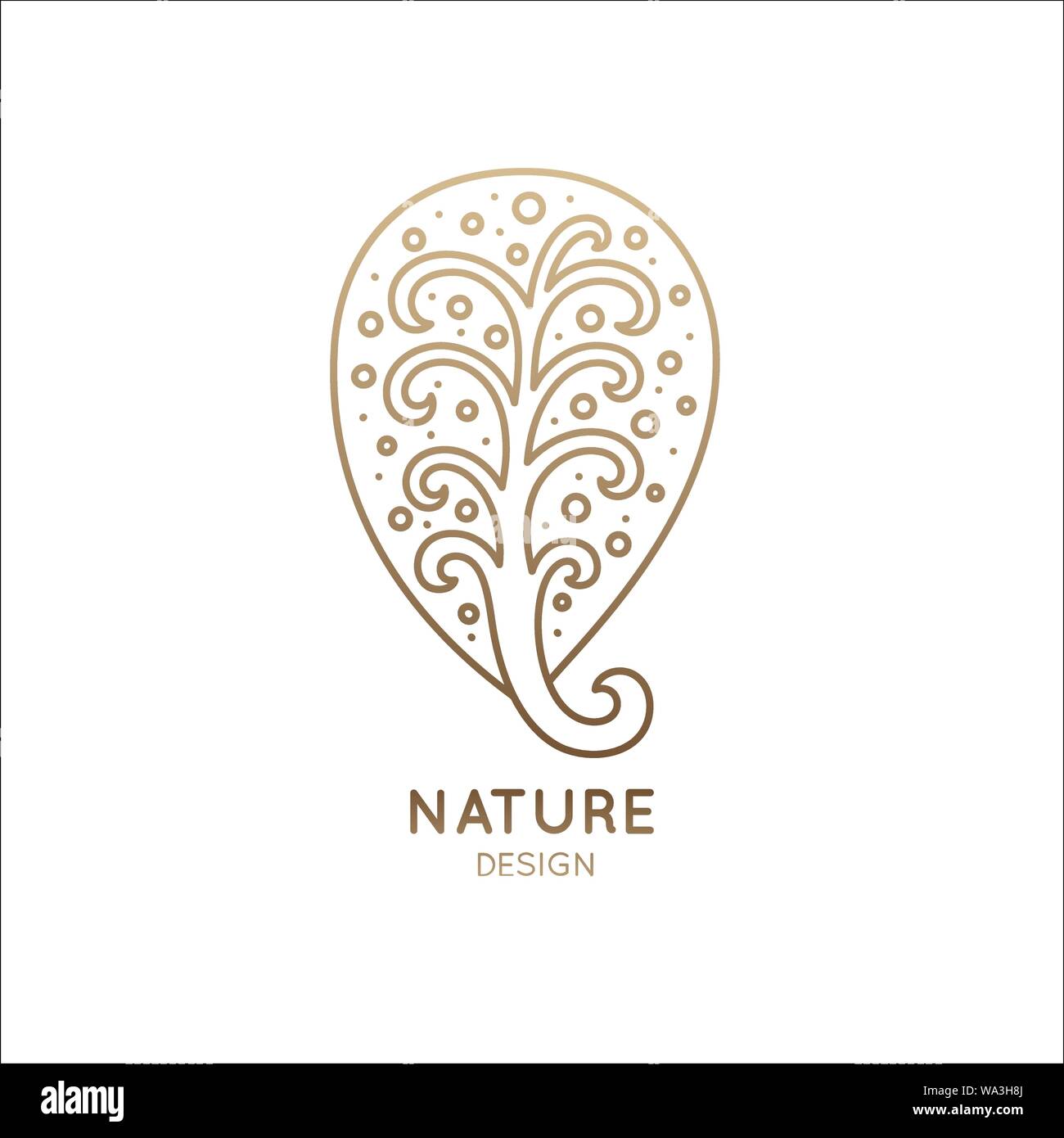 Logo Magic Tree Stock Vektor