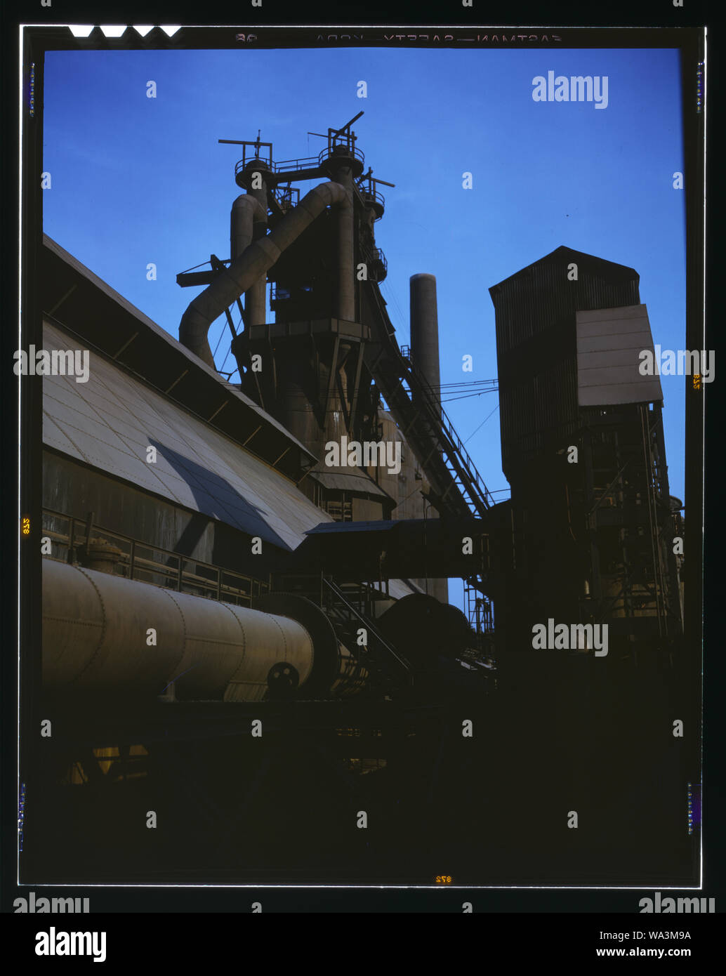 Hochofen in Carnegie-Illinois Steel Corporation Mühle in Etna, Pennsylvania Stockfoto