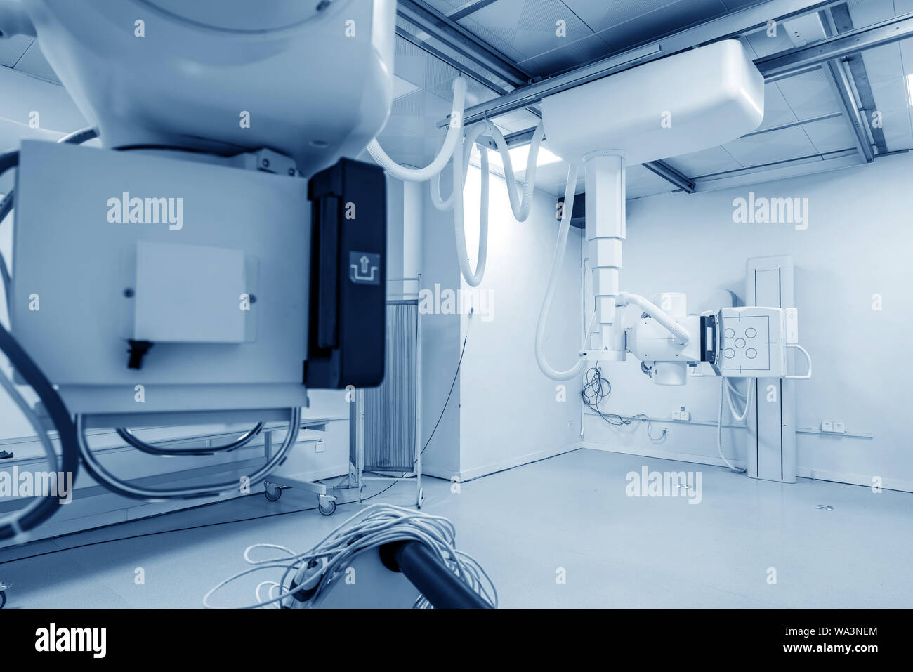 Krankenhaus X-Ray Maschine für Durchleuchtung Stockfoto