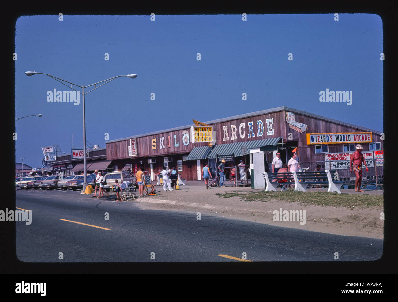 Boardwalk, Long Branch, New Jersey Stockfoto