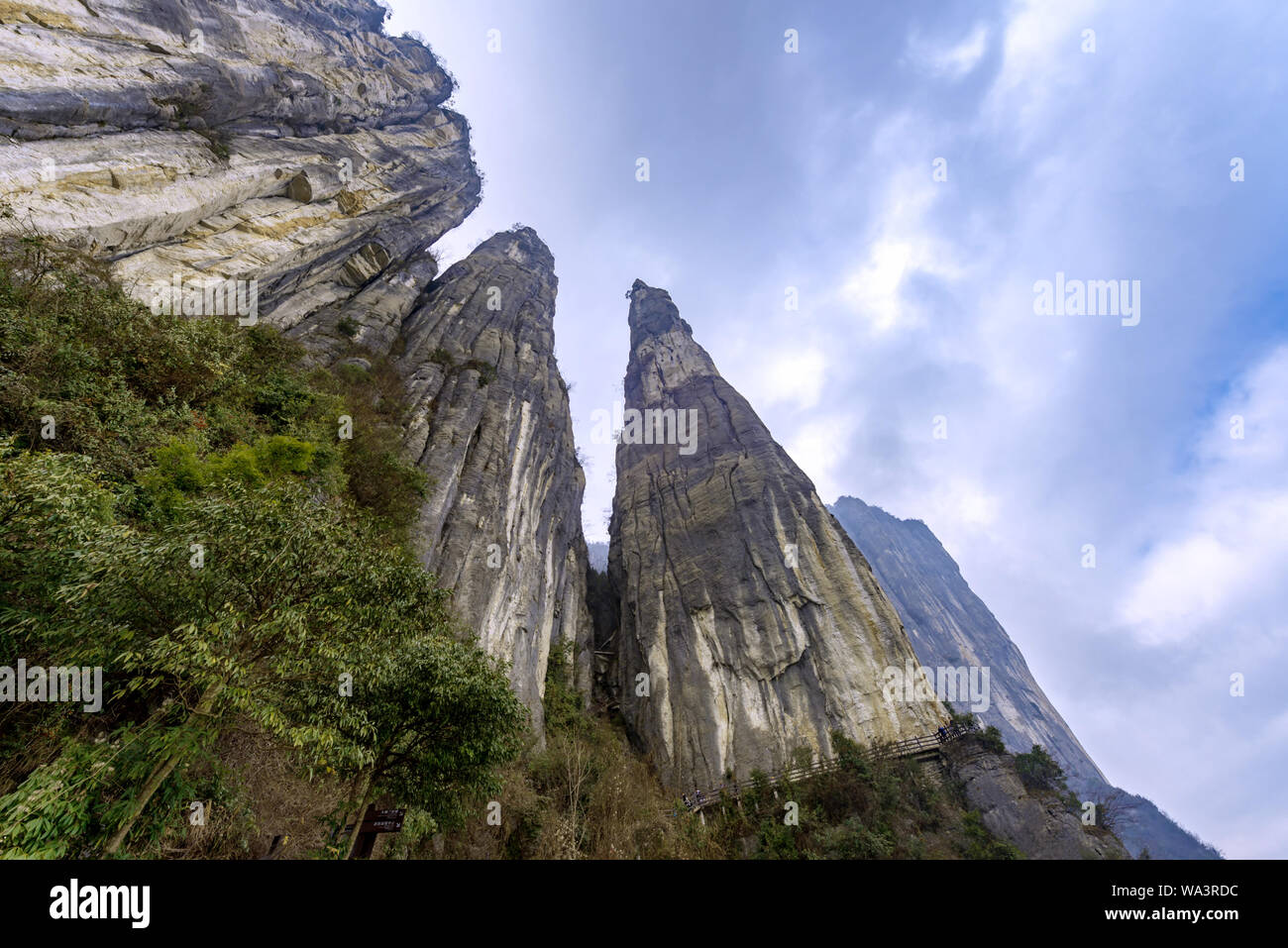 Hubei enshi Grand Canyon Landschaft Stockfoto