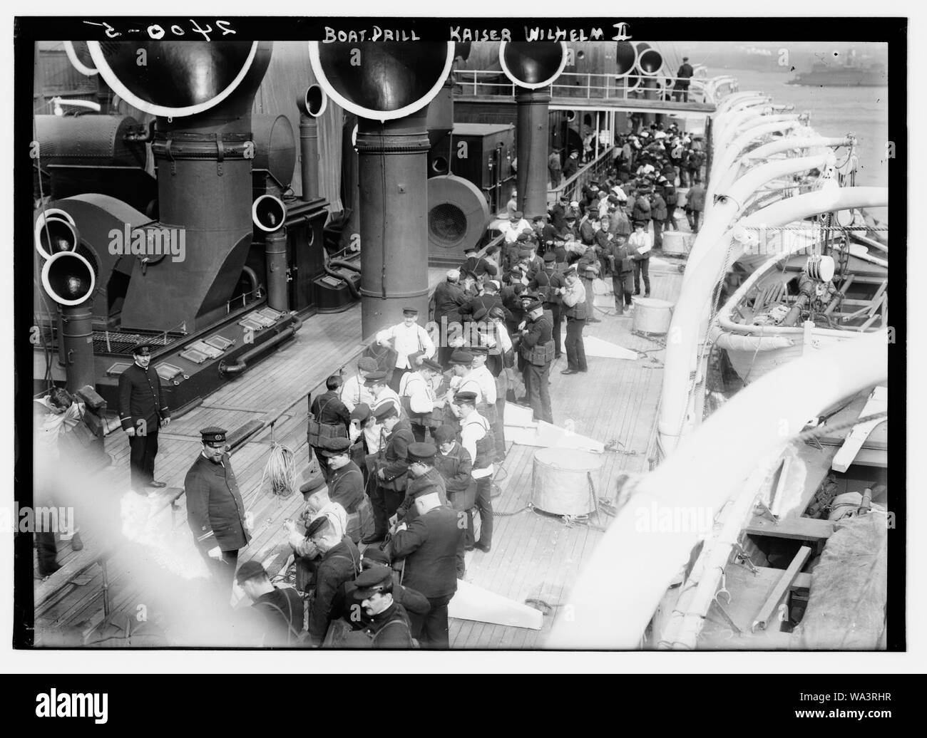 Boot-Bohrer KAISER WILHELM II. Stockfoto