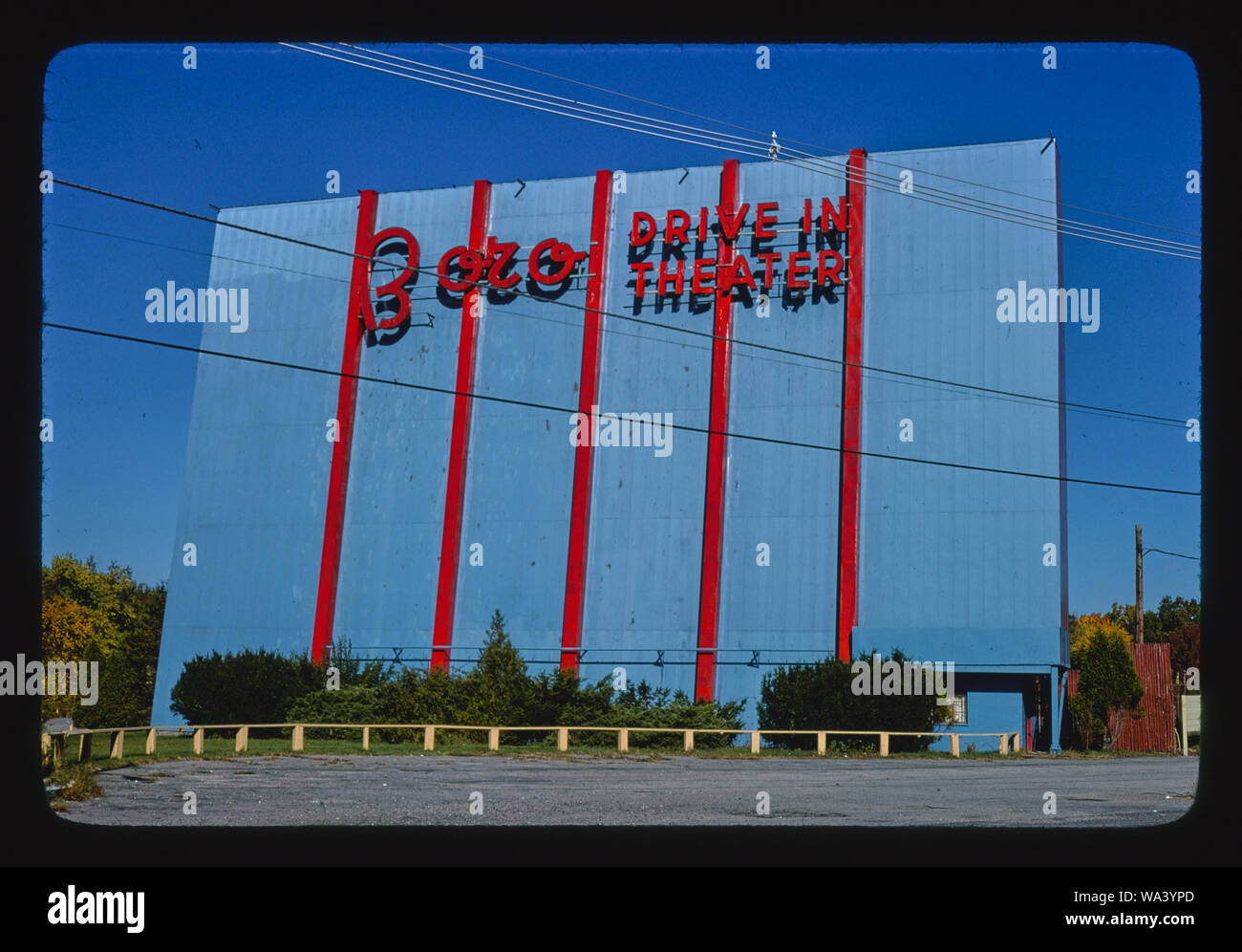 Boro Antrieb - im Theater, Route 1, Attleboro, Massachusetts Stockfoto