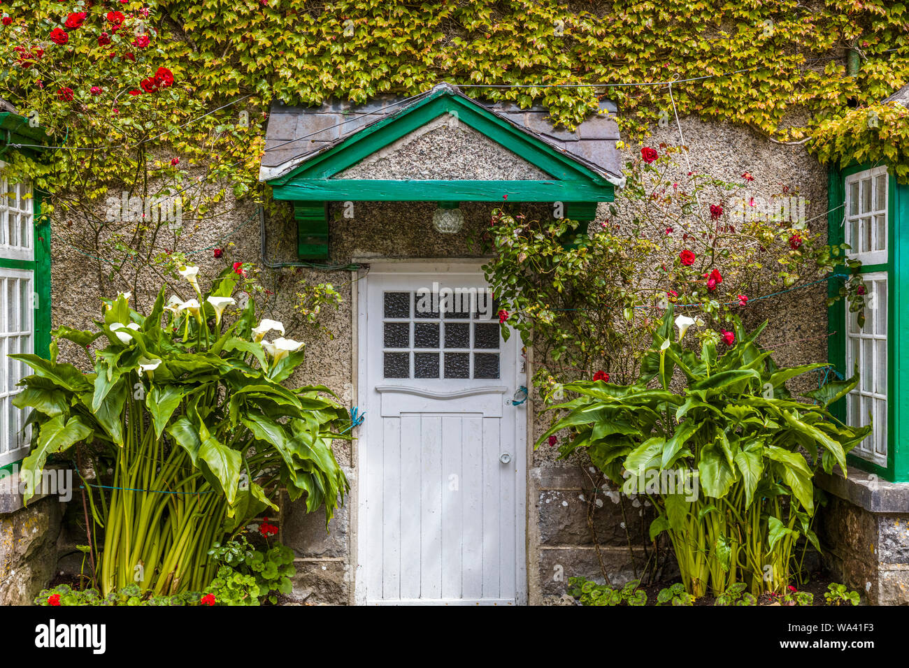 Dorf Cong in Couny Mayo Irland zur verfilmung Der ruhige Mann Film mit John Wayne und Maureen O'Hara Stockfoto