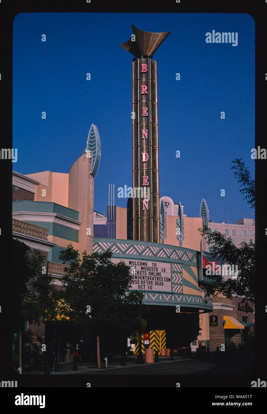 Brenden Theatre, Modesto, Kalifornien Stockfoto